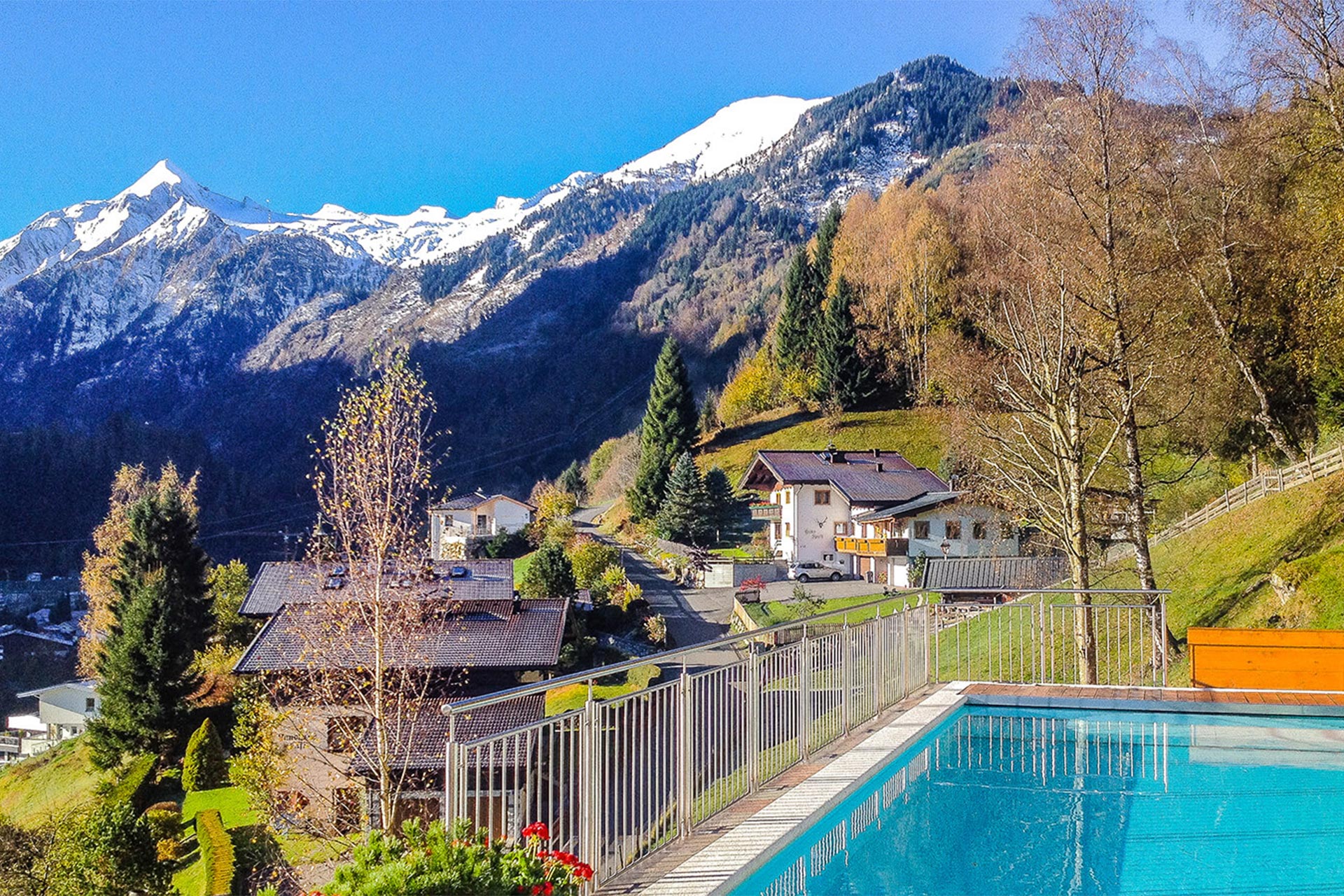 Infinity pool in Kaprun